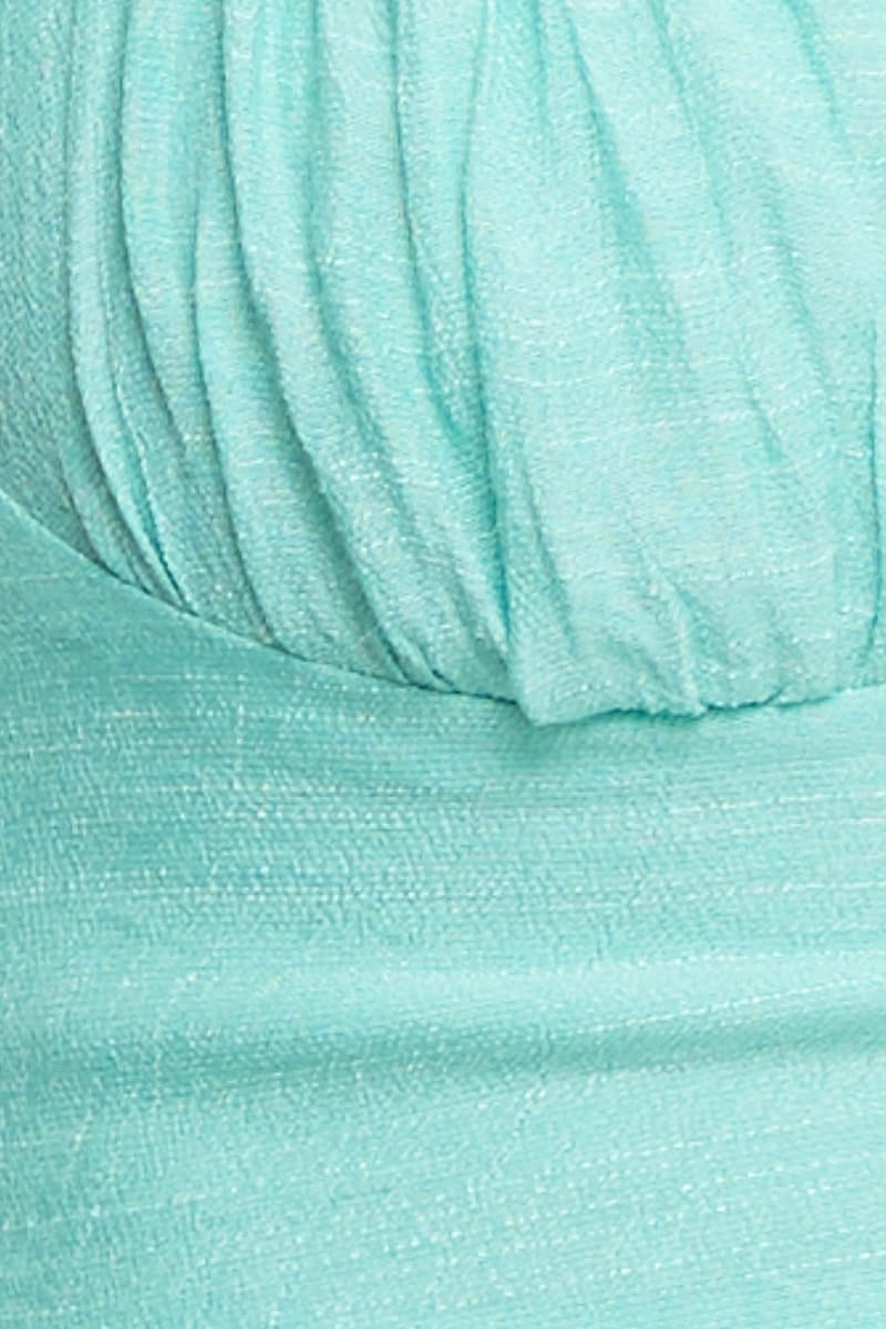 Green Crop Top Sleeveless