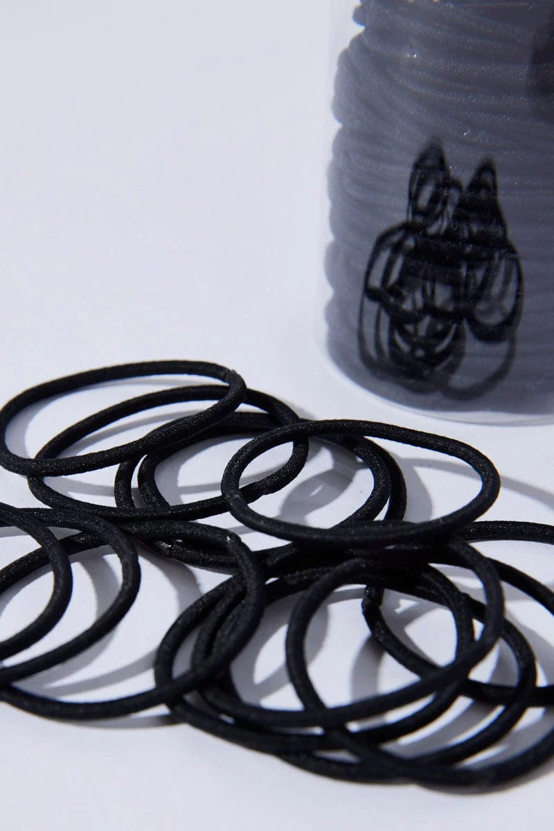 Black Hair Bobbles