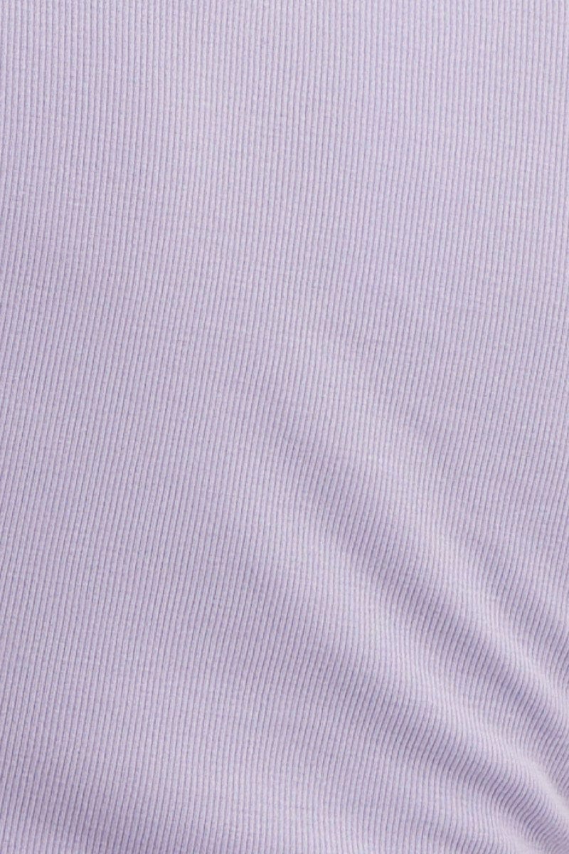 Blue Short Sleeve Rib Cardigan