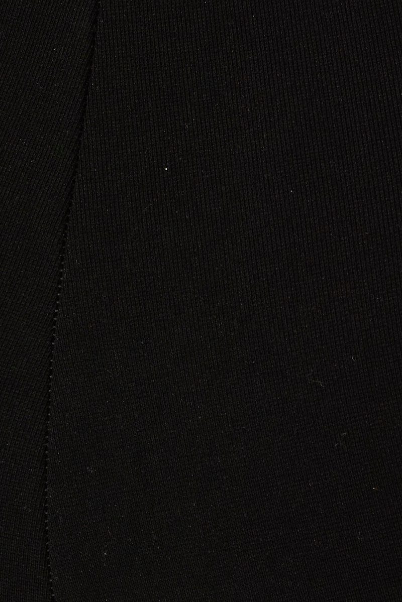 Black Slim Pants High Rise Workwear