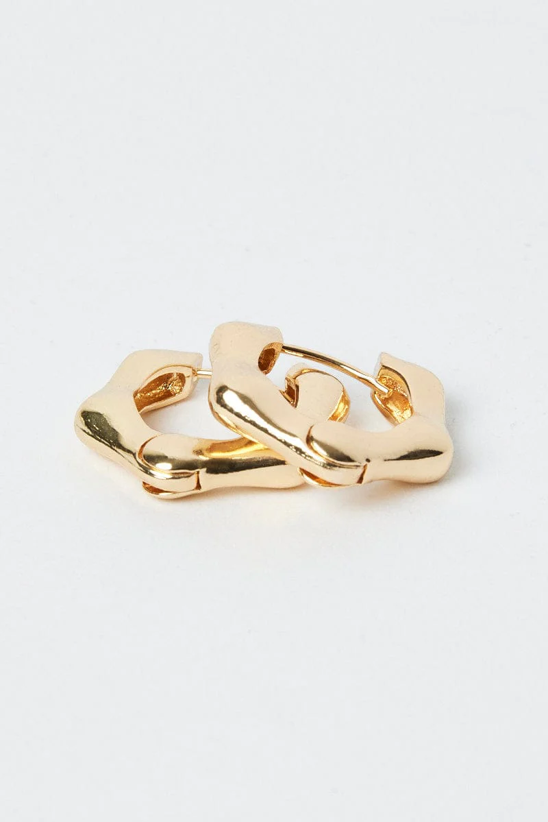 Gold Hoop Earrings