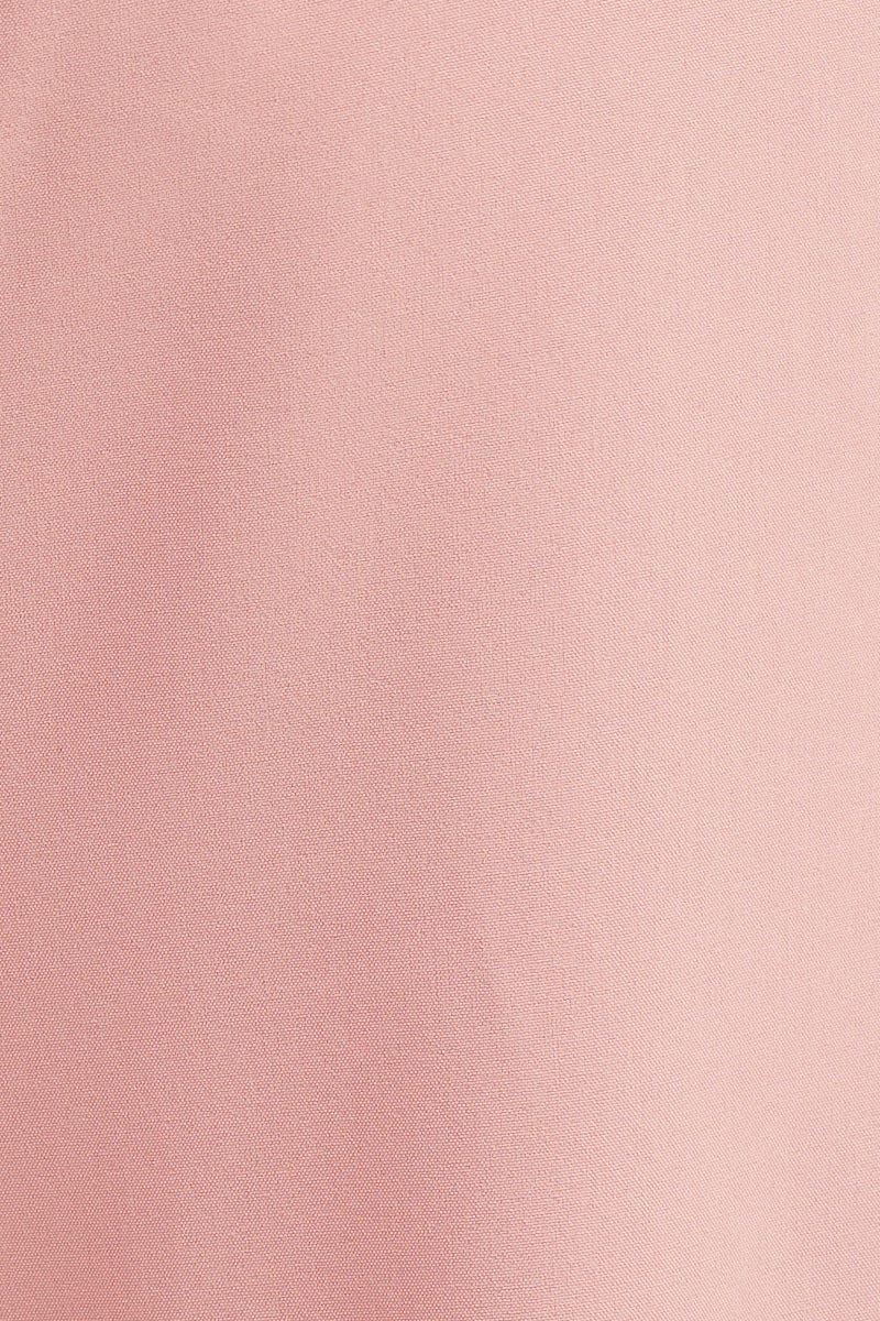 Pink Cargo Parachute Pants Out Pocket