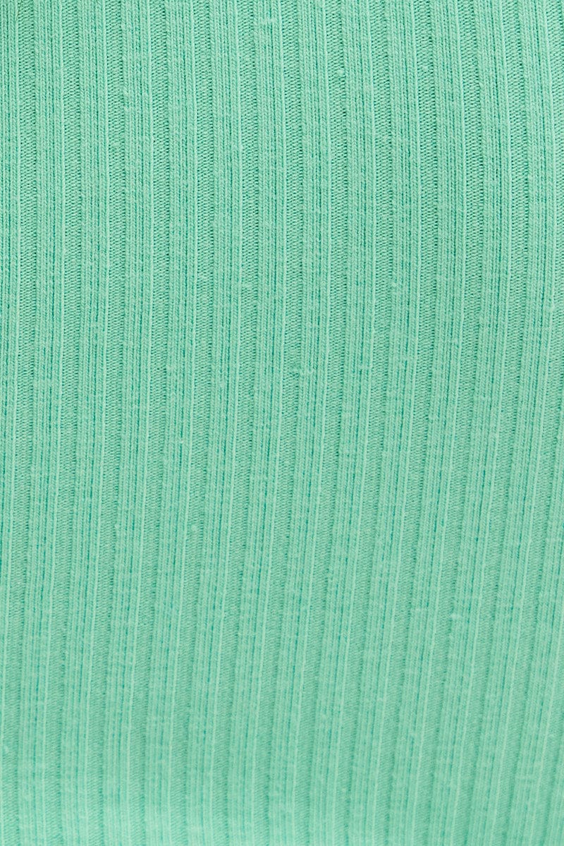 Green Racer Back Tank