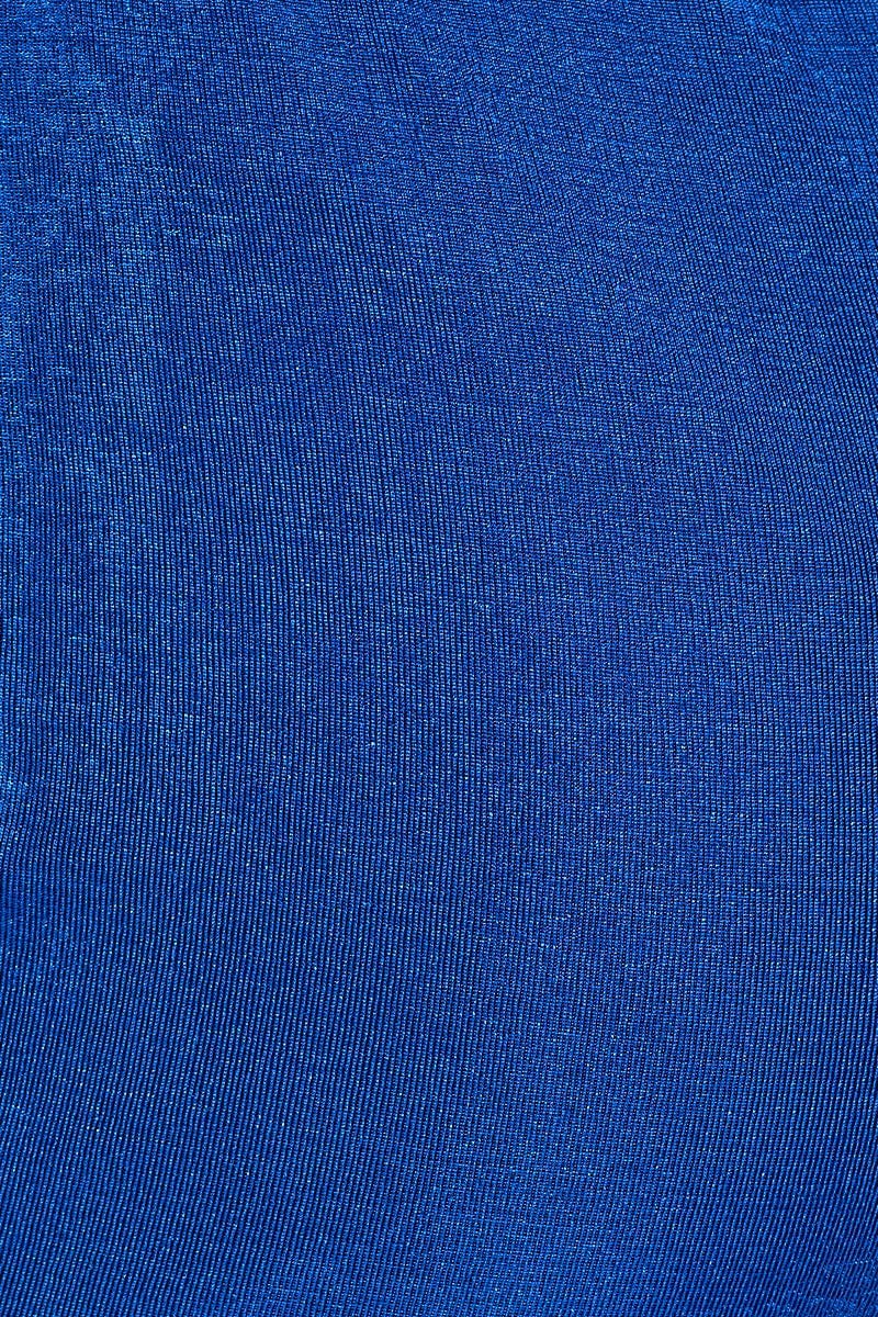 Blue Maxi Skirt High Rise Pencil