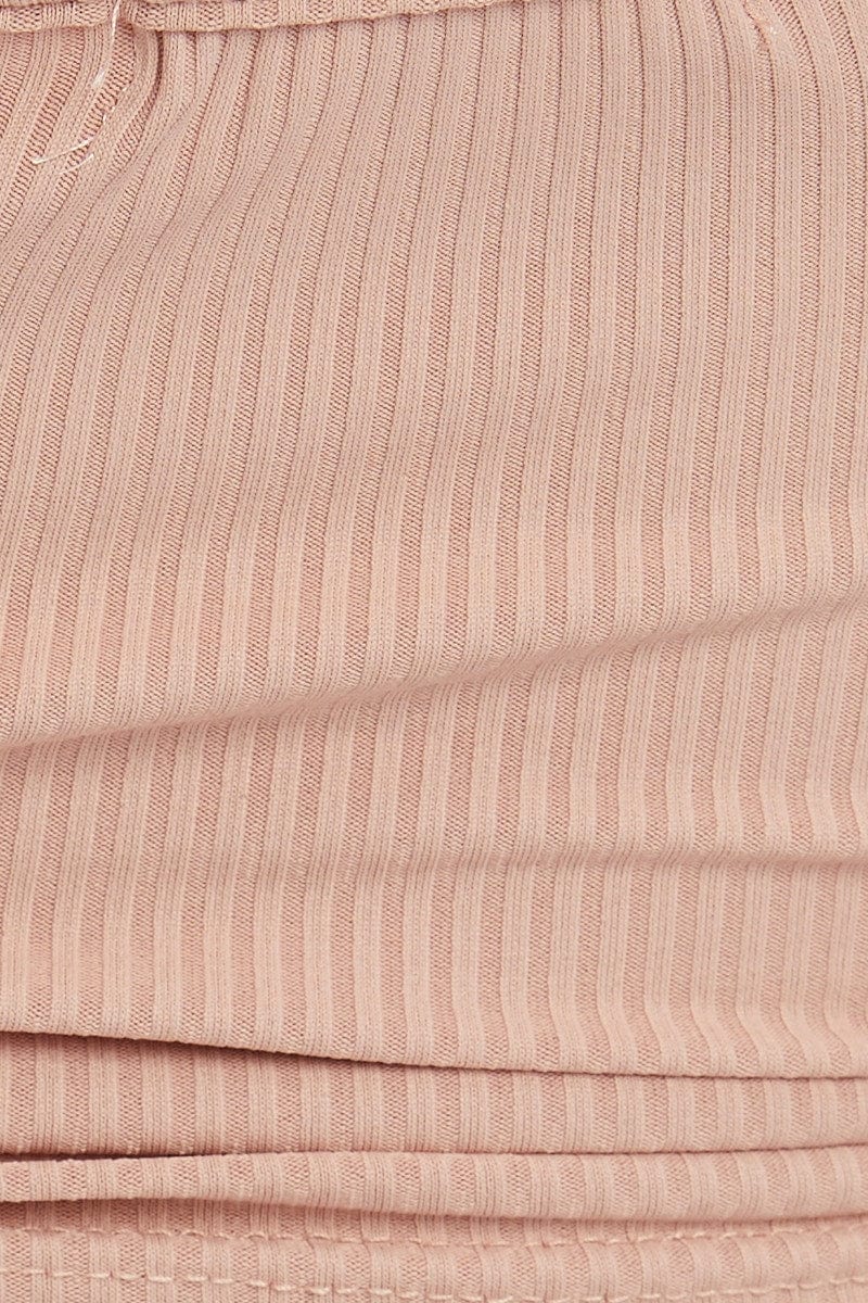 Pink Top Cami Ribbed