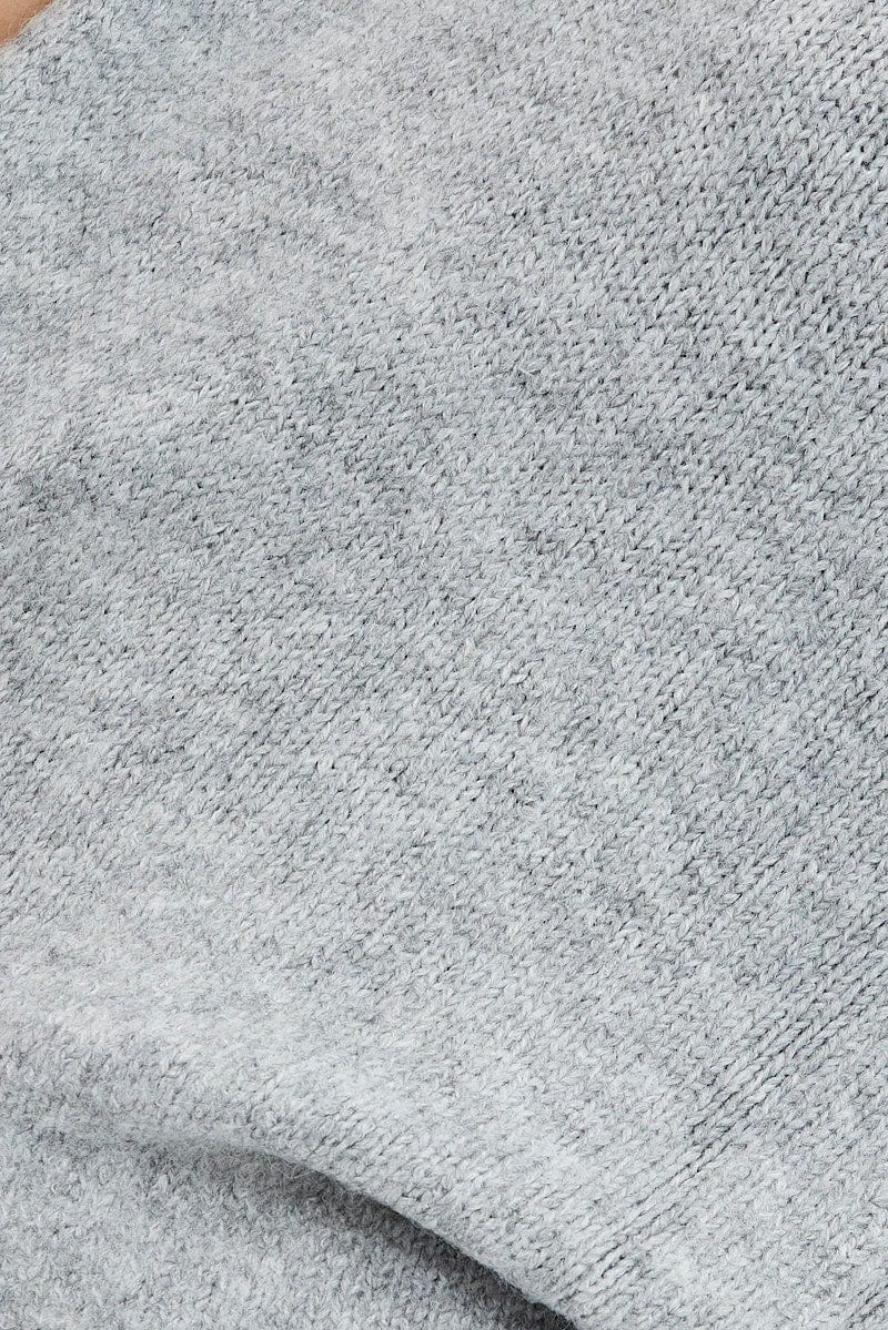 Grey Knit Shrug