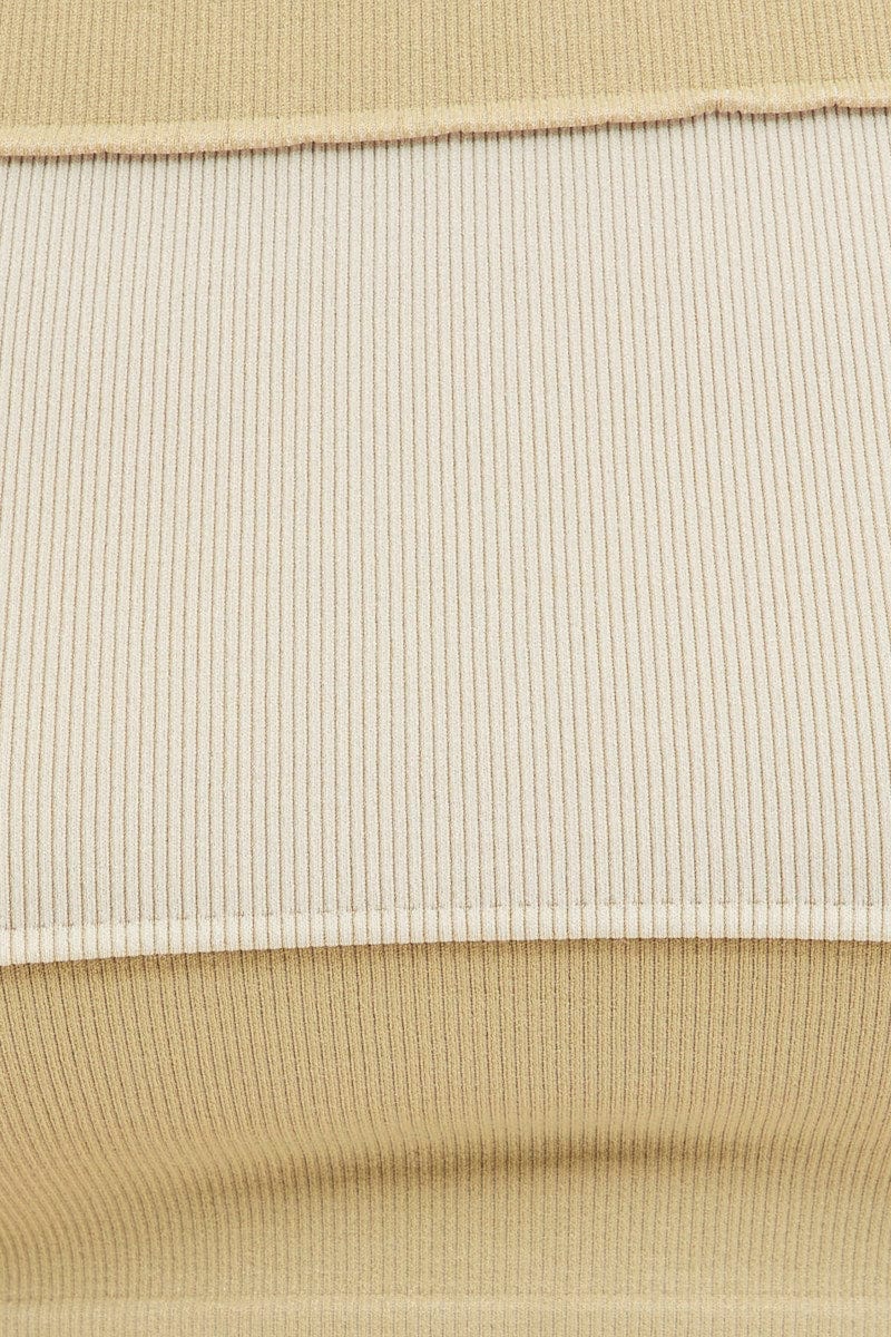 Green Seamless Tank Panel Detail Crop