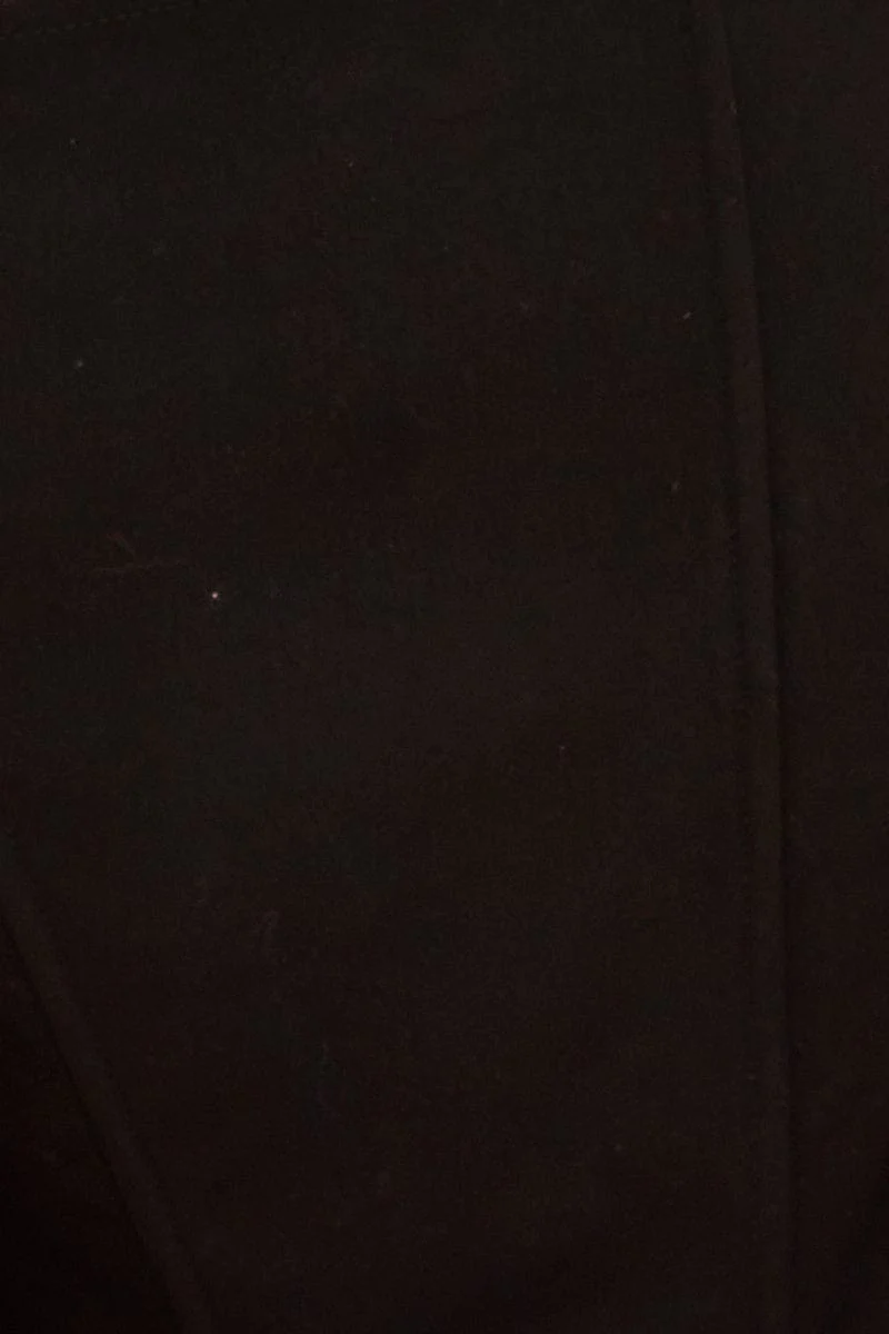 Black Corset Top Sleeveless Square Neck Structured