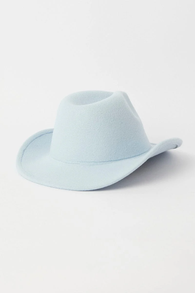 Blue Cowboy Hat