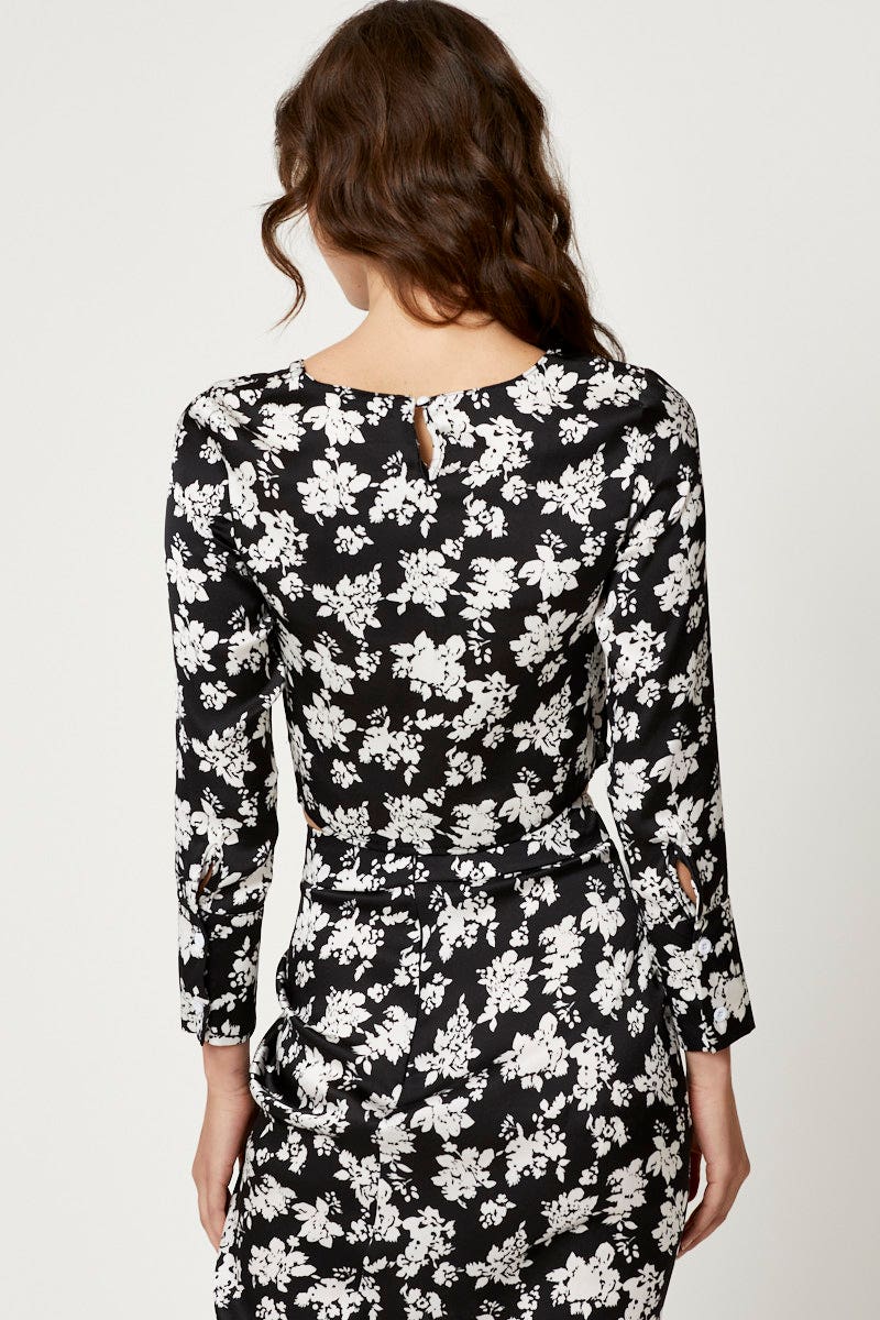 Print Long Sleeve Top