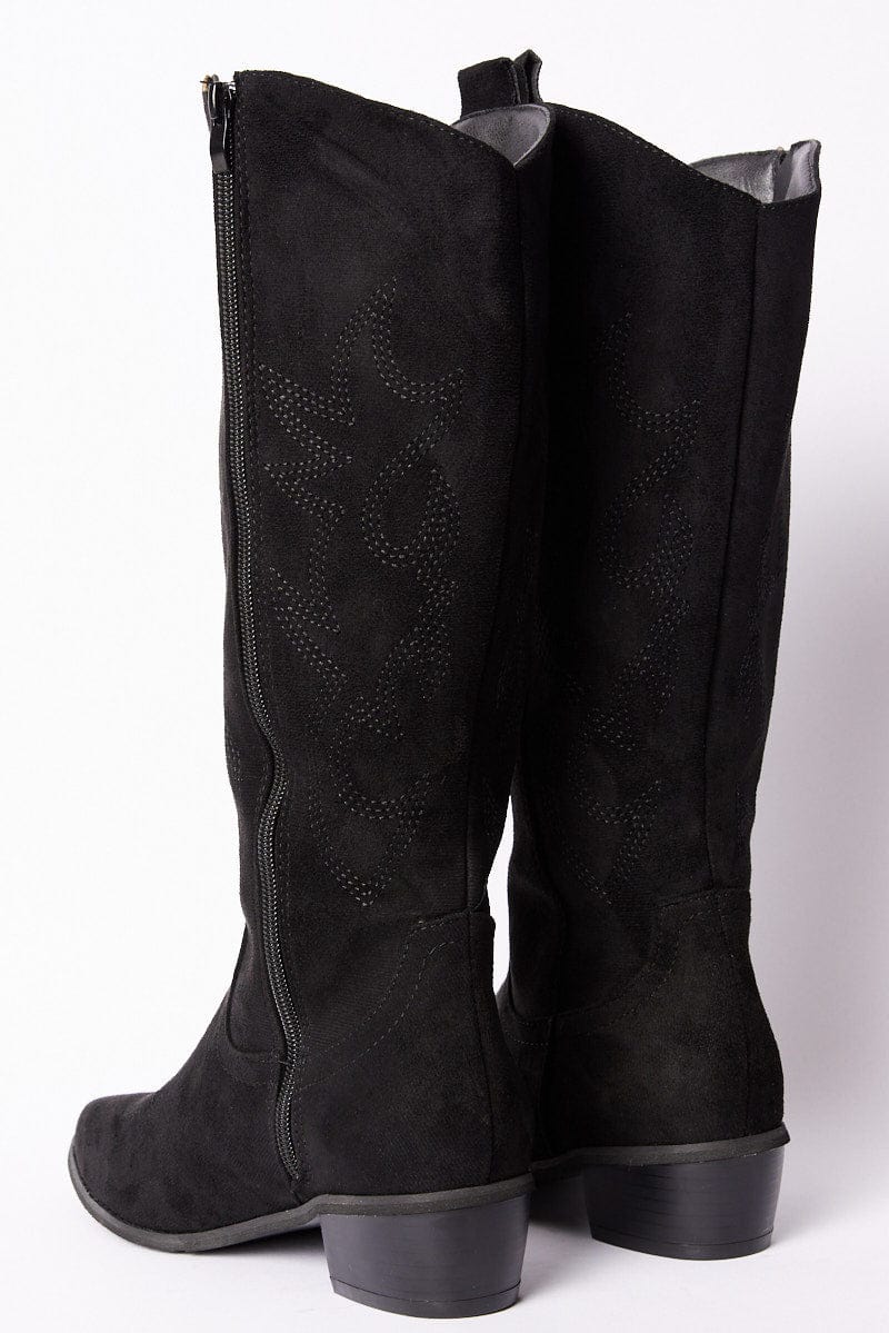 Black Western Boots