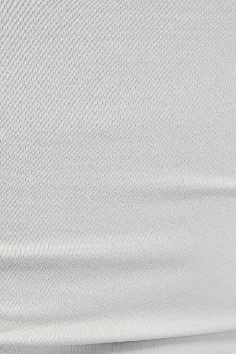 Grey Supersoft Singlet Longline