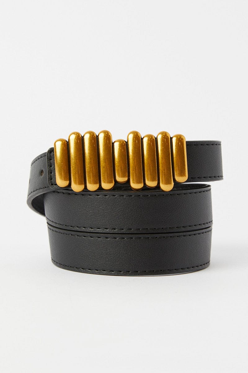 Black Buckle Belt