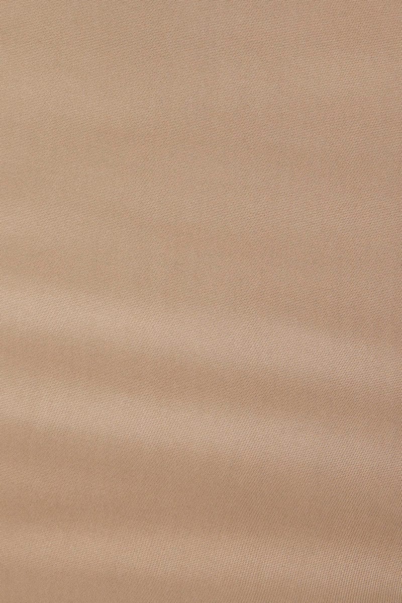 Beige Bodycon Dress Strapless Boob Tube Mini