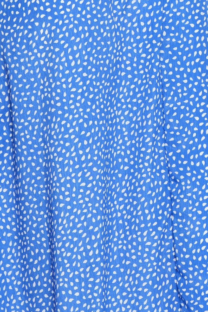 Geo Print Wrap Dress Maxi