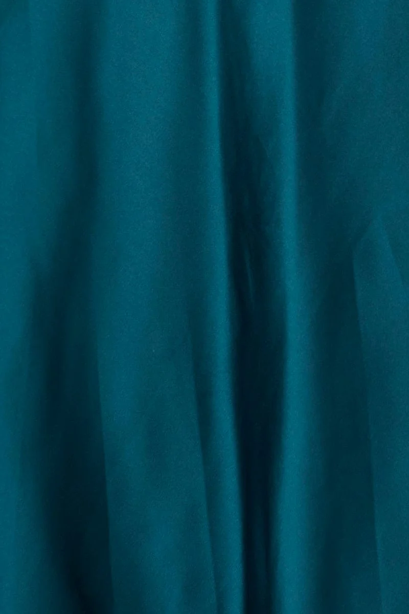 Green A Line Dress Midi