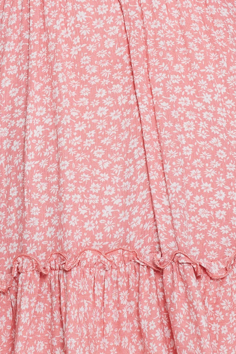 Print Mini Dress Long Sleeve