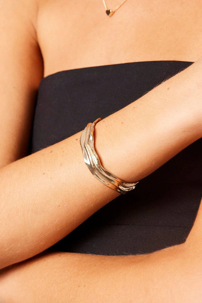 Gold Cuff Bracelet Bangles