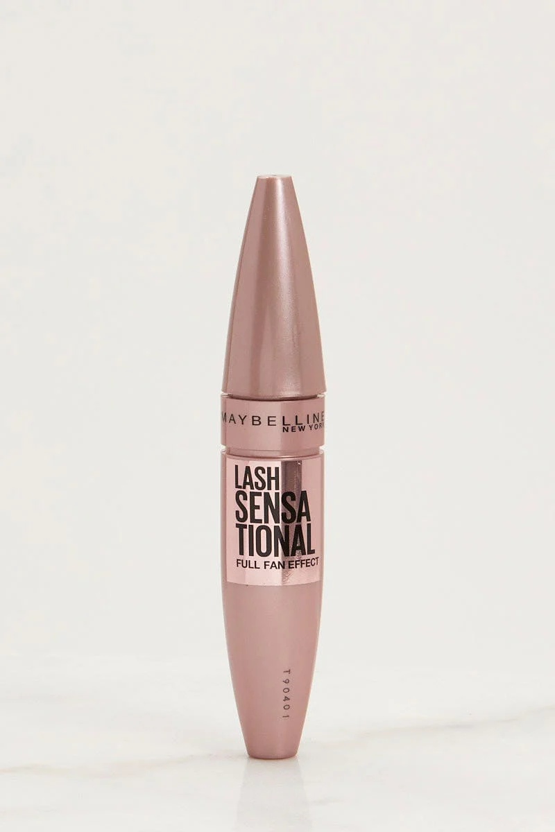 Black Maybelline Lash Sensational Mascara Blackest Black
