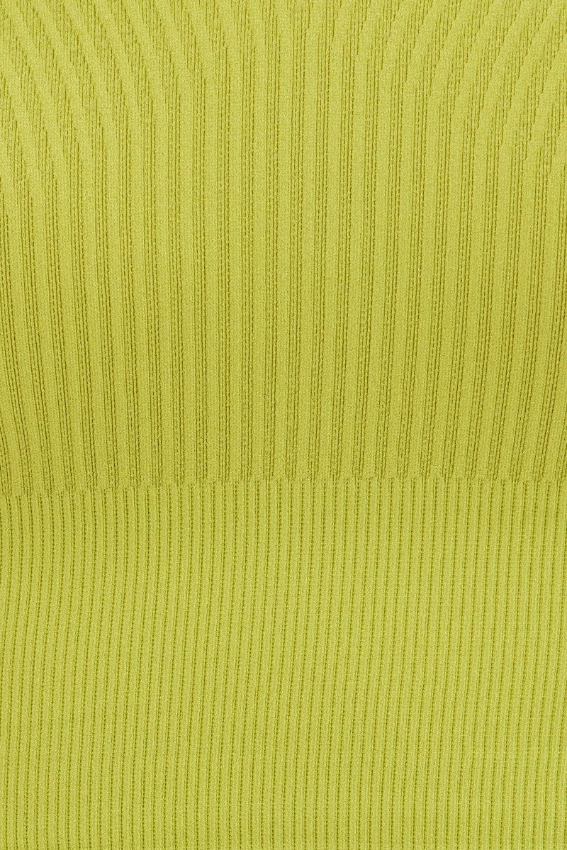 Green Bralette V Neck Seamless