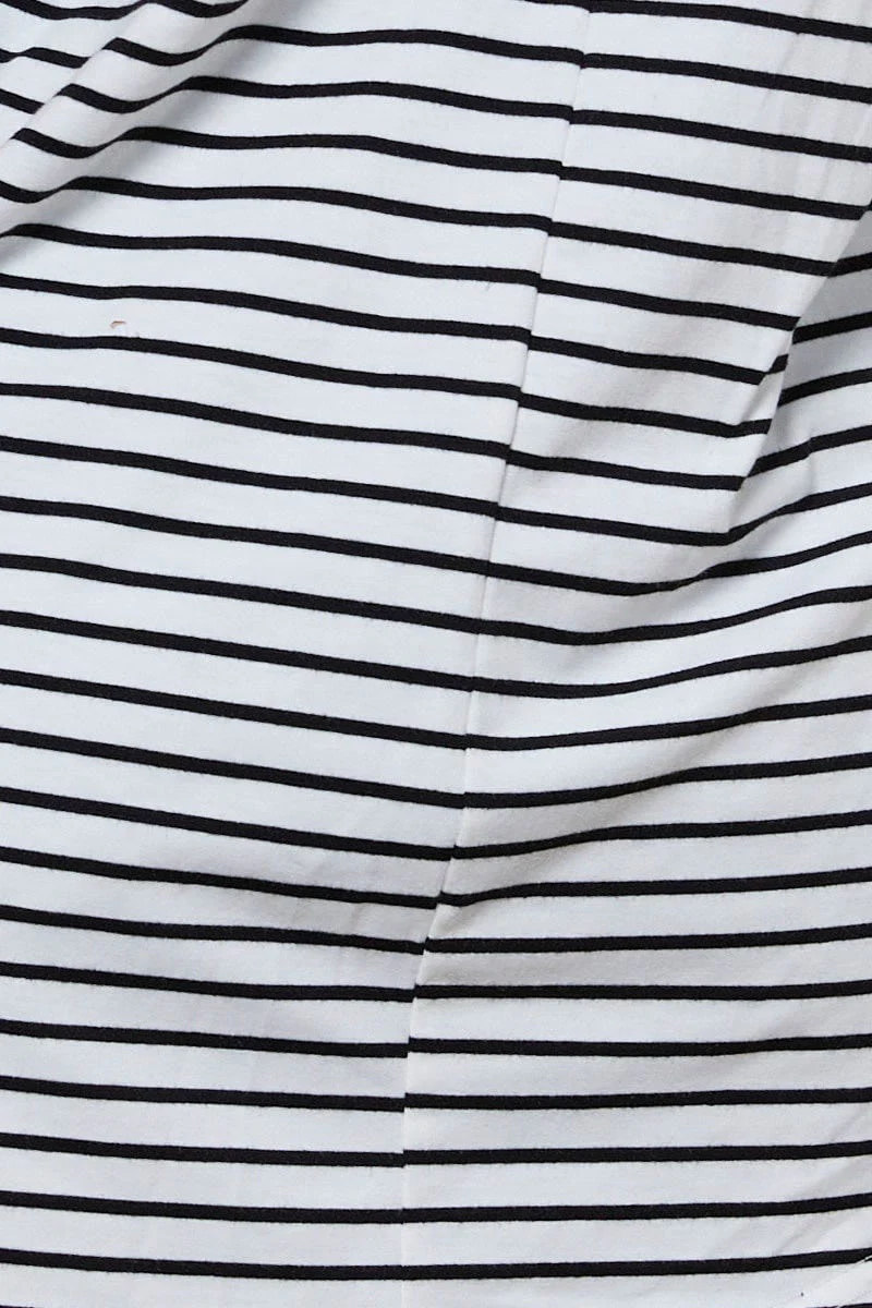 Stripe T Shirt Short Sleeve