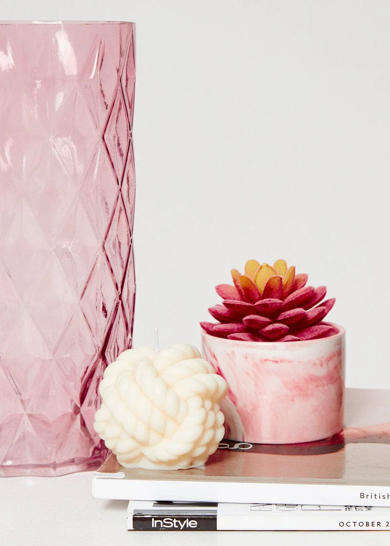 White Scented Candle