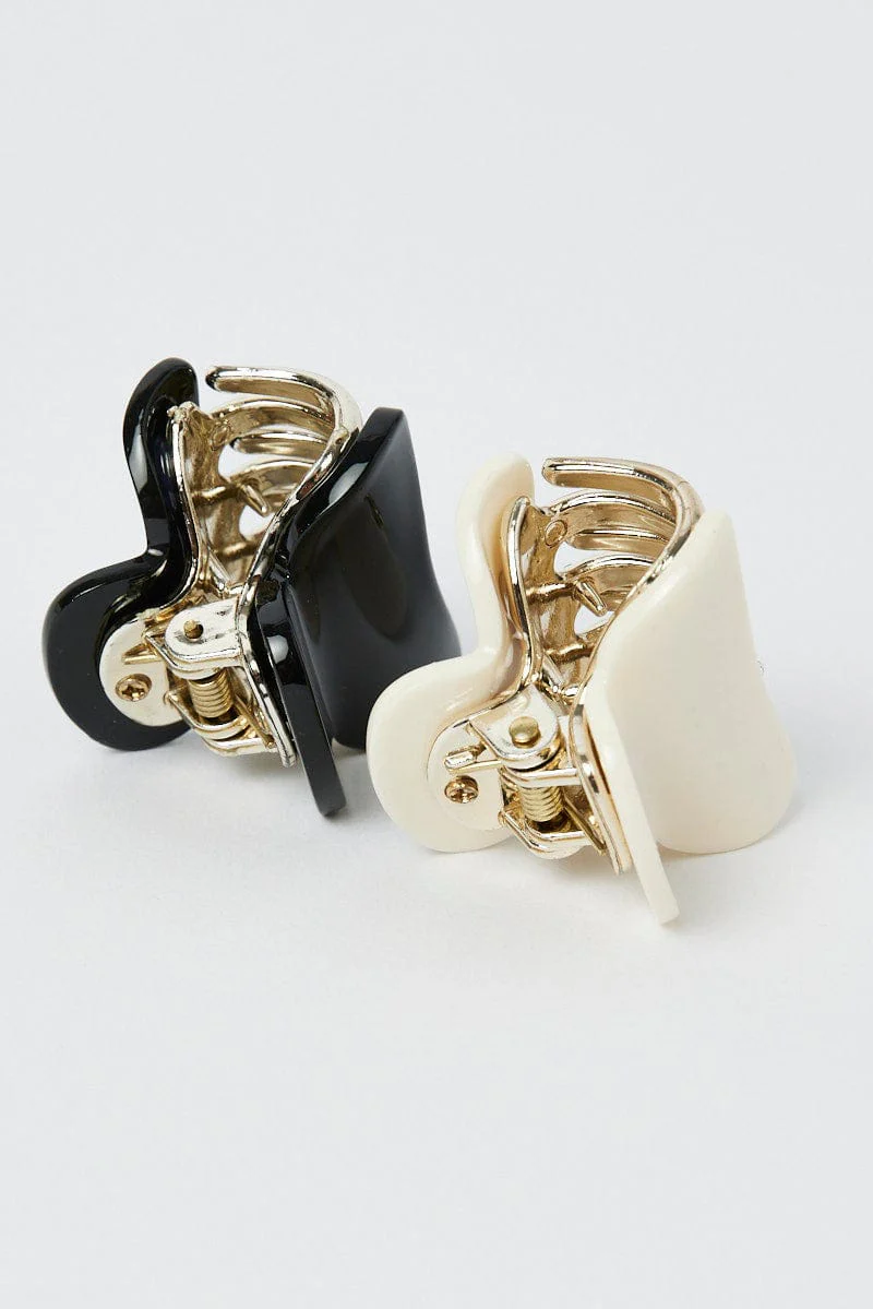 Multi 2 Pack Claw Clips