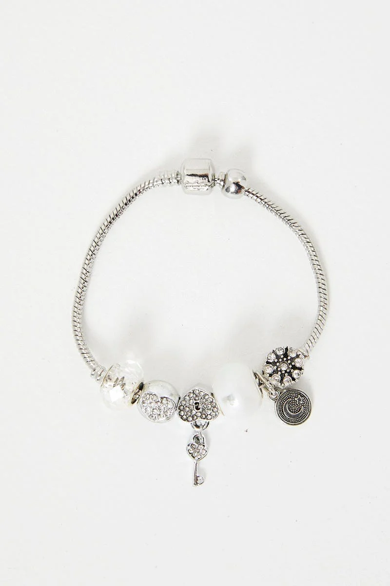 Silver Charm Bracelet