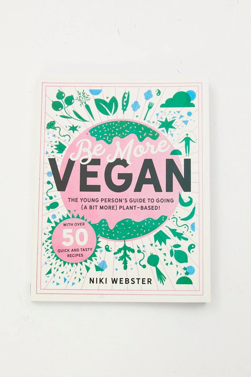 Print Be More Vegan Book By Niki Webster