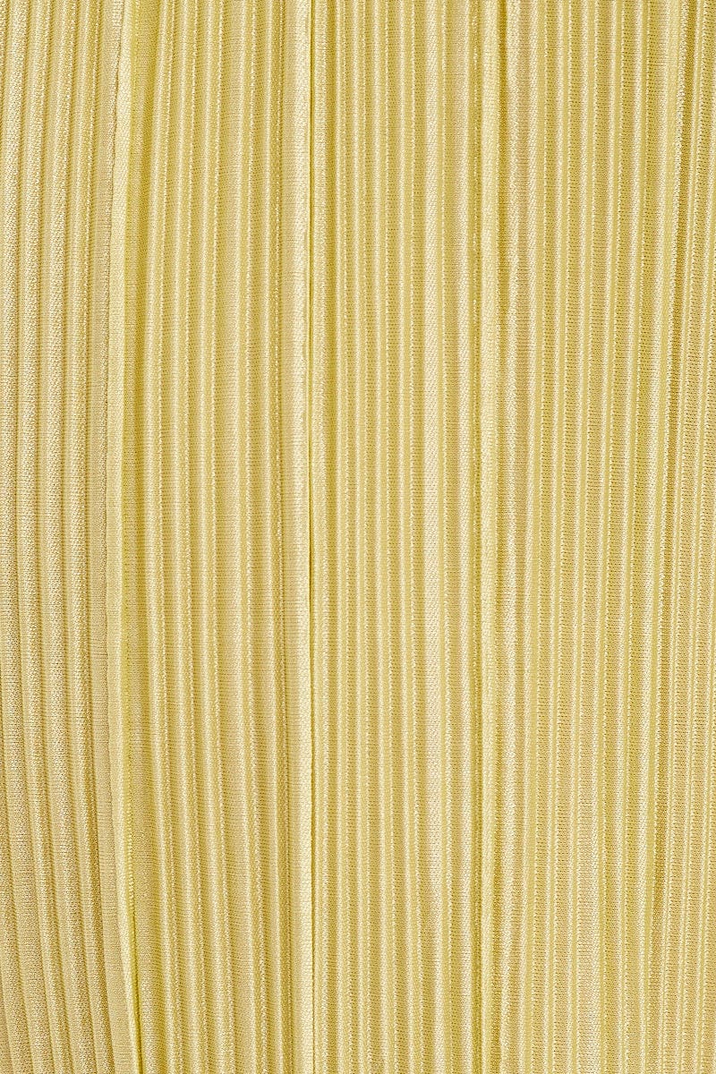 Green Plisse Top Tie Front Long Sleeve