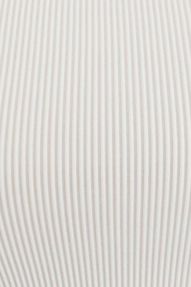 White Cross Back Top