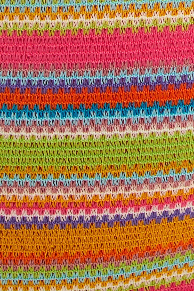 Multi Tie Bolero Long Sleeve Top Crochet