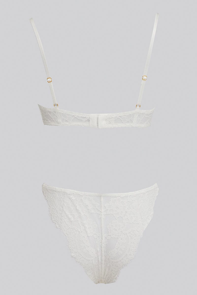 White Lace Lingerie Set