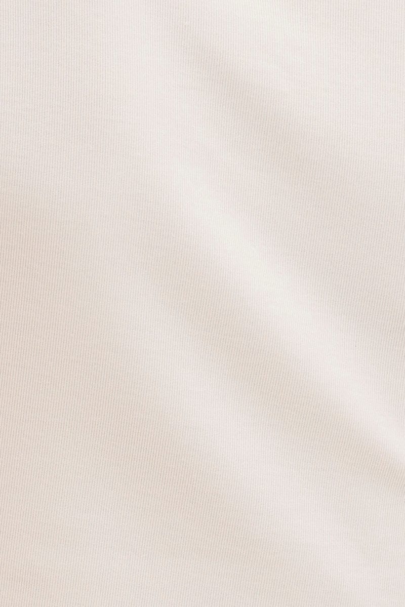 White T Shirt Short Sleeve Crew Neck