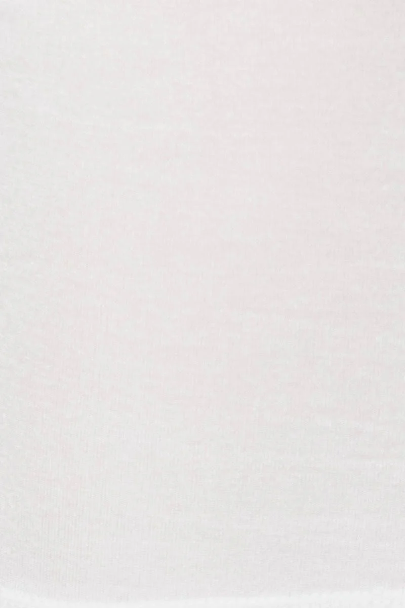 White Crop Top Long Sleeve