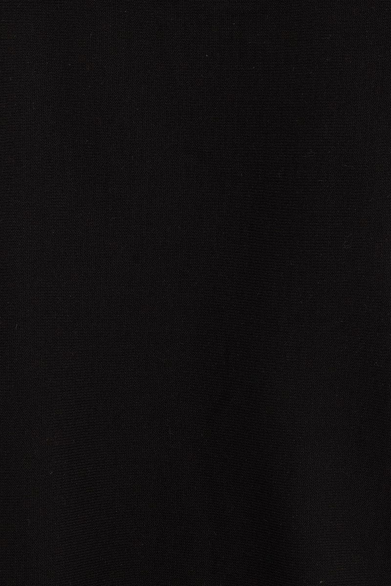 Black Oversized Lounge Knit Set