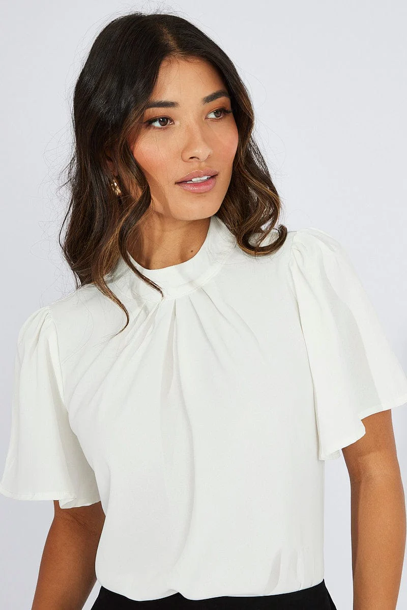 White Top Short Sleeve