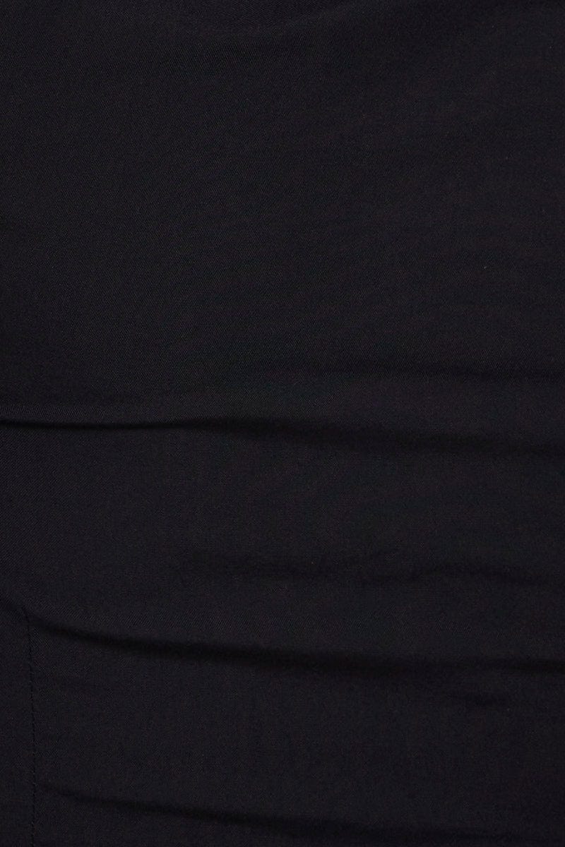 Black Crop Bolero Short Sleeve