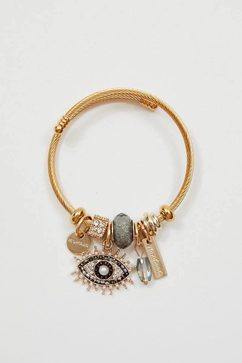 Black Charm Bracelet