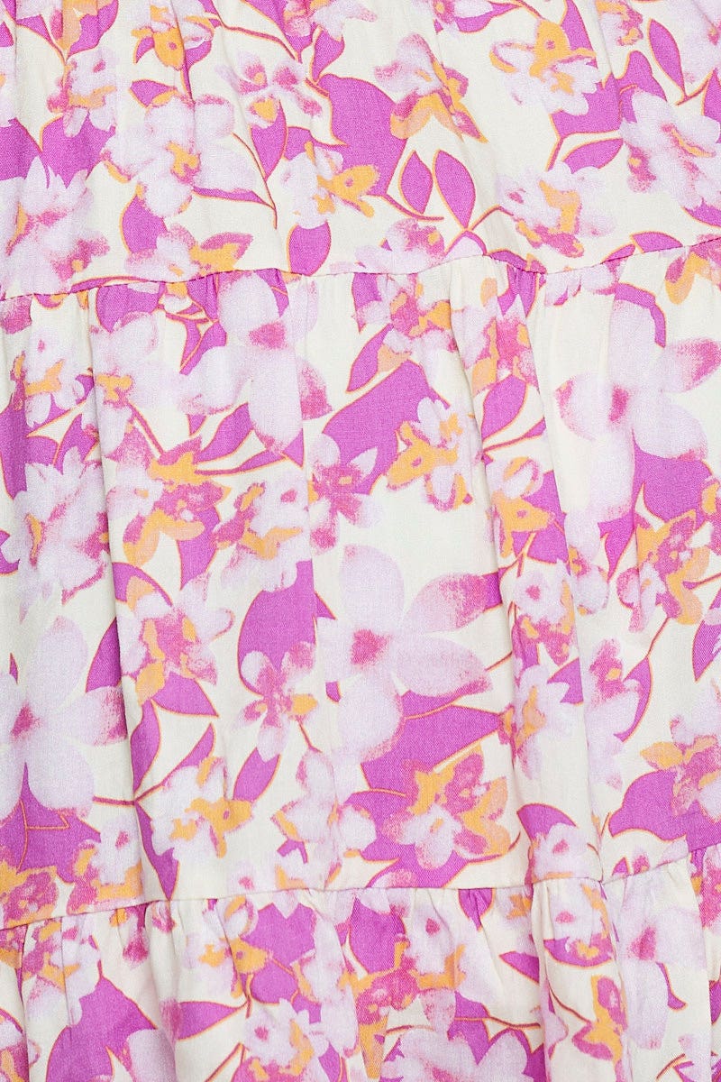 Print Crop Top Sleeveless