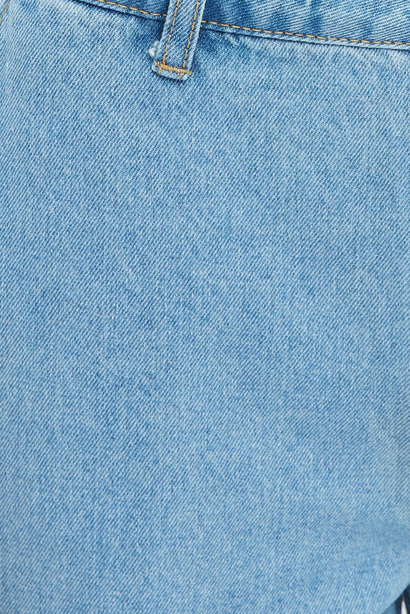 Denim Cargo Denim Jeans High rise