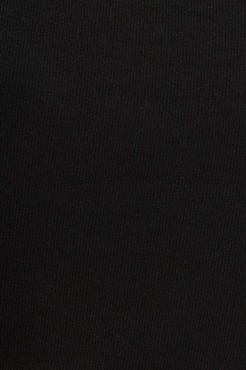 Black Dress Sleeveless Scoop Neck