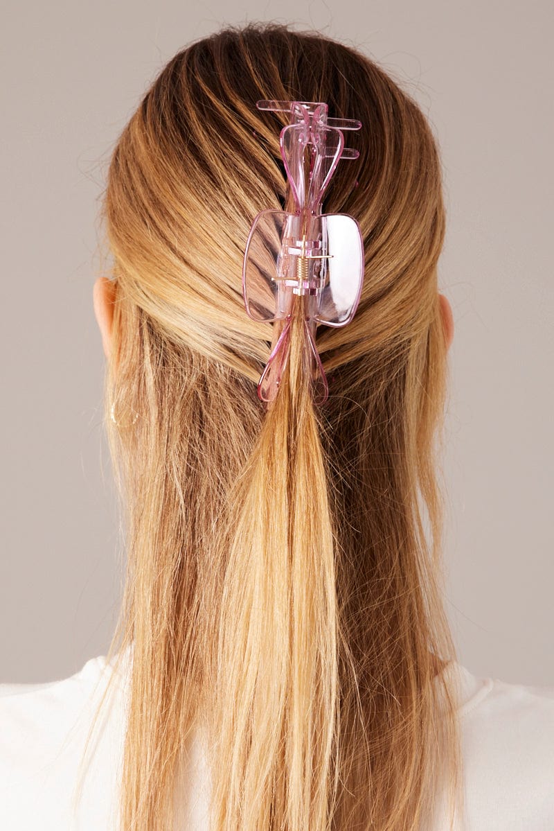 Pink Large Claw Clip