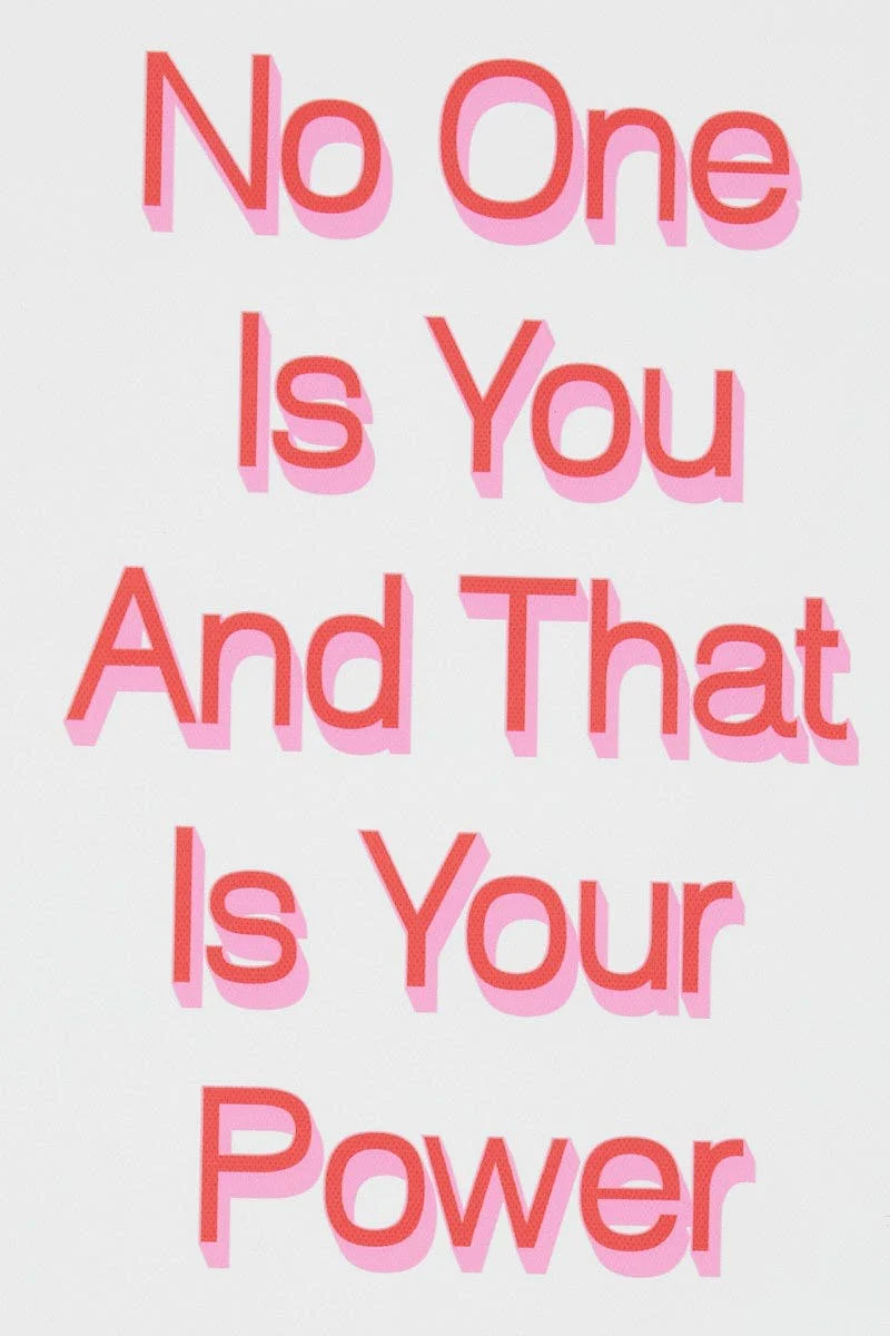 Print Slogan Poster Print A4