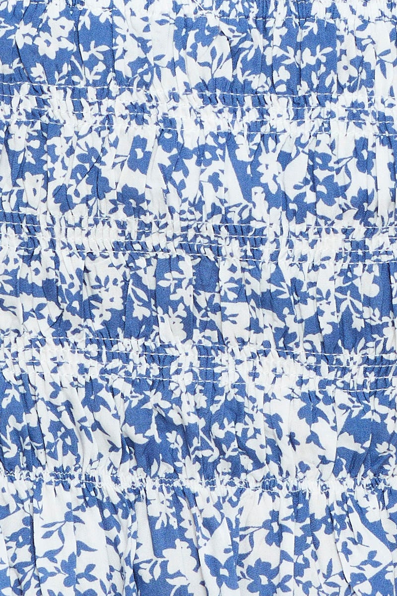 Print Crop Top Short Sleeve Tie Up