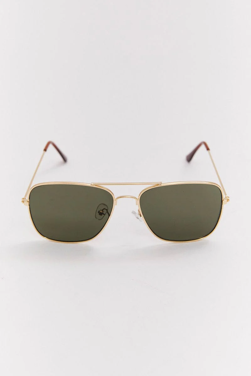 Green Fashion Sunglasses