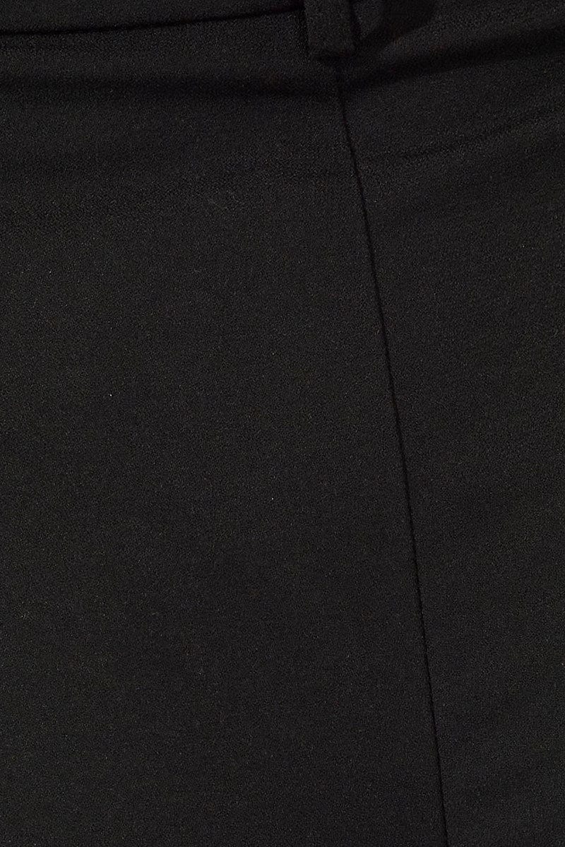 Black Wide Leg Pants High Rise