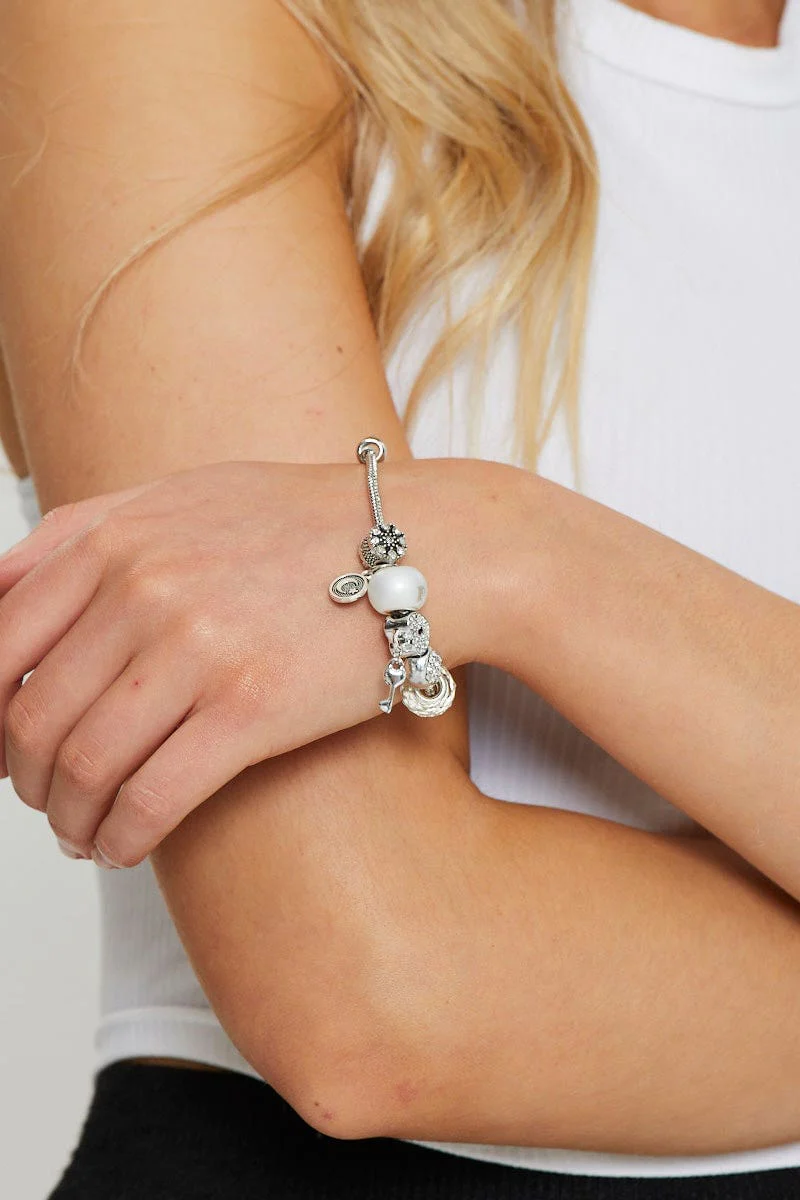 Silver Charm Bracelet