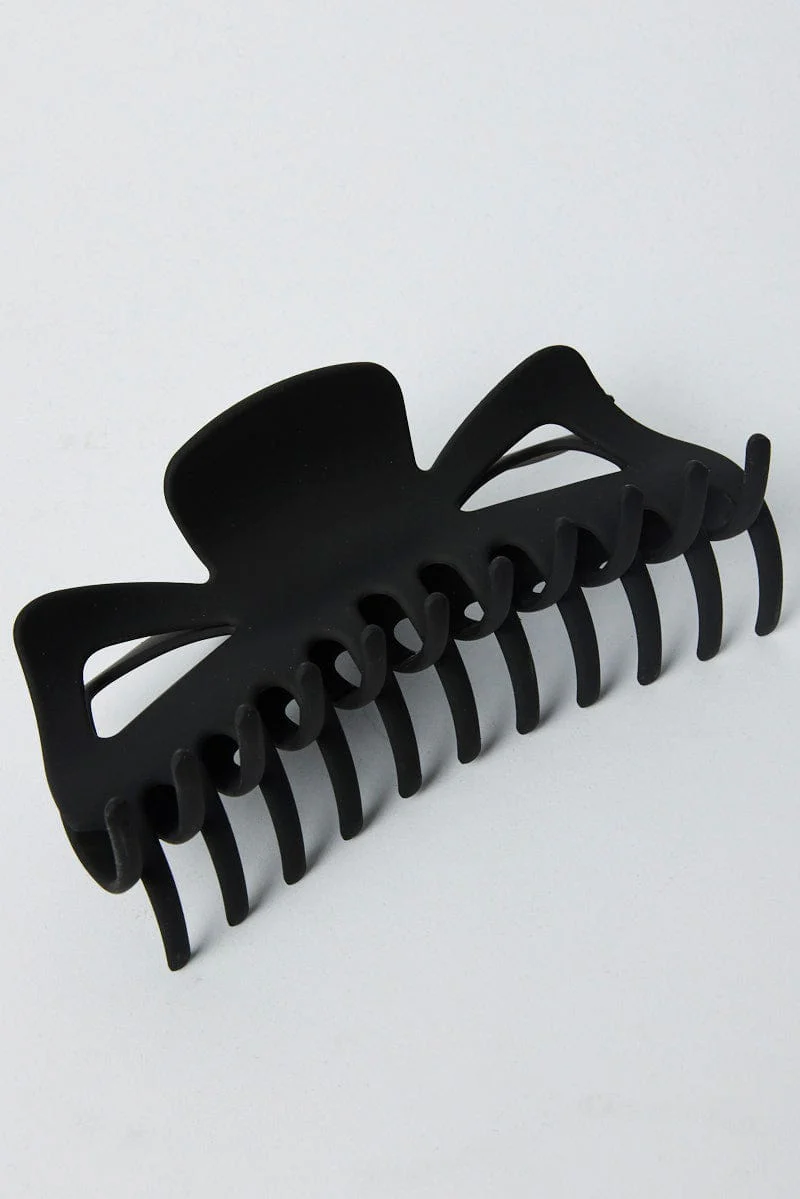 Black Large Claw Clip