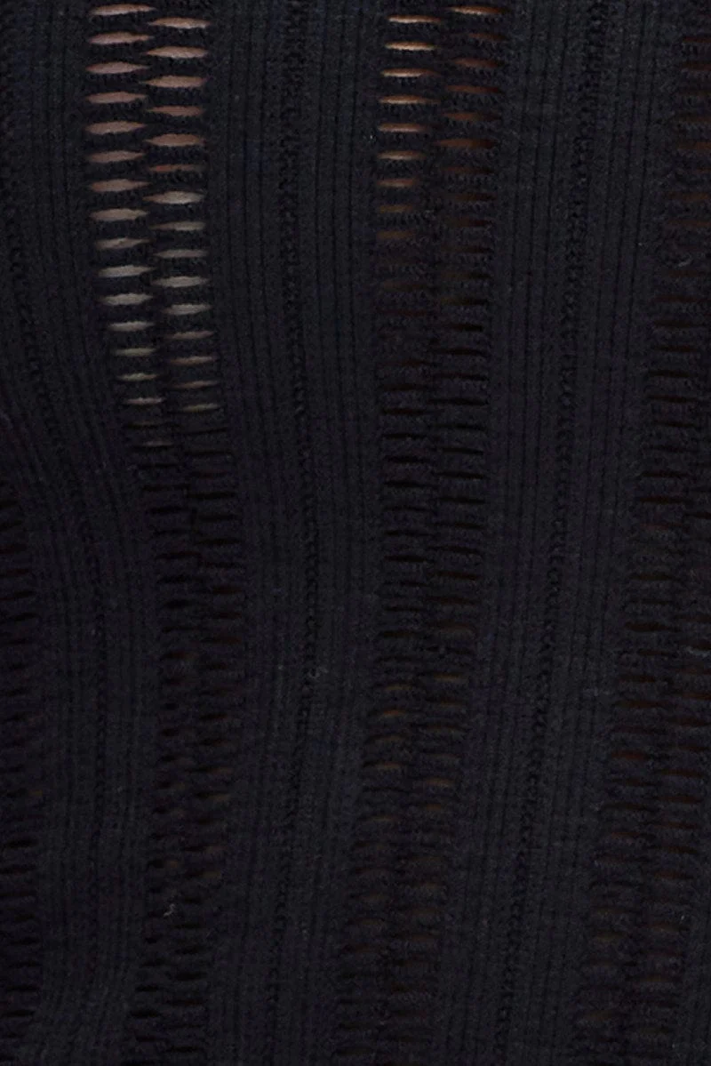 Black Singlet Top Seamless